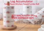 High Speed Fully Automatic Log Accumulator For Nonwoven Roll 100 Log Storage