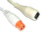 IBP Transducer Adapter Cables , Disposable Temperature Probe Nylon Plug