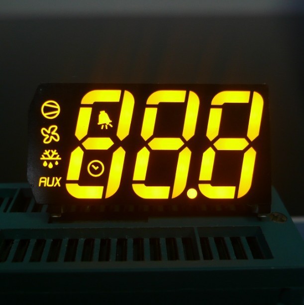 SGS Custom LED Display , Multi color 7 Segment Display for temperature humidity defrost