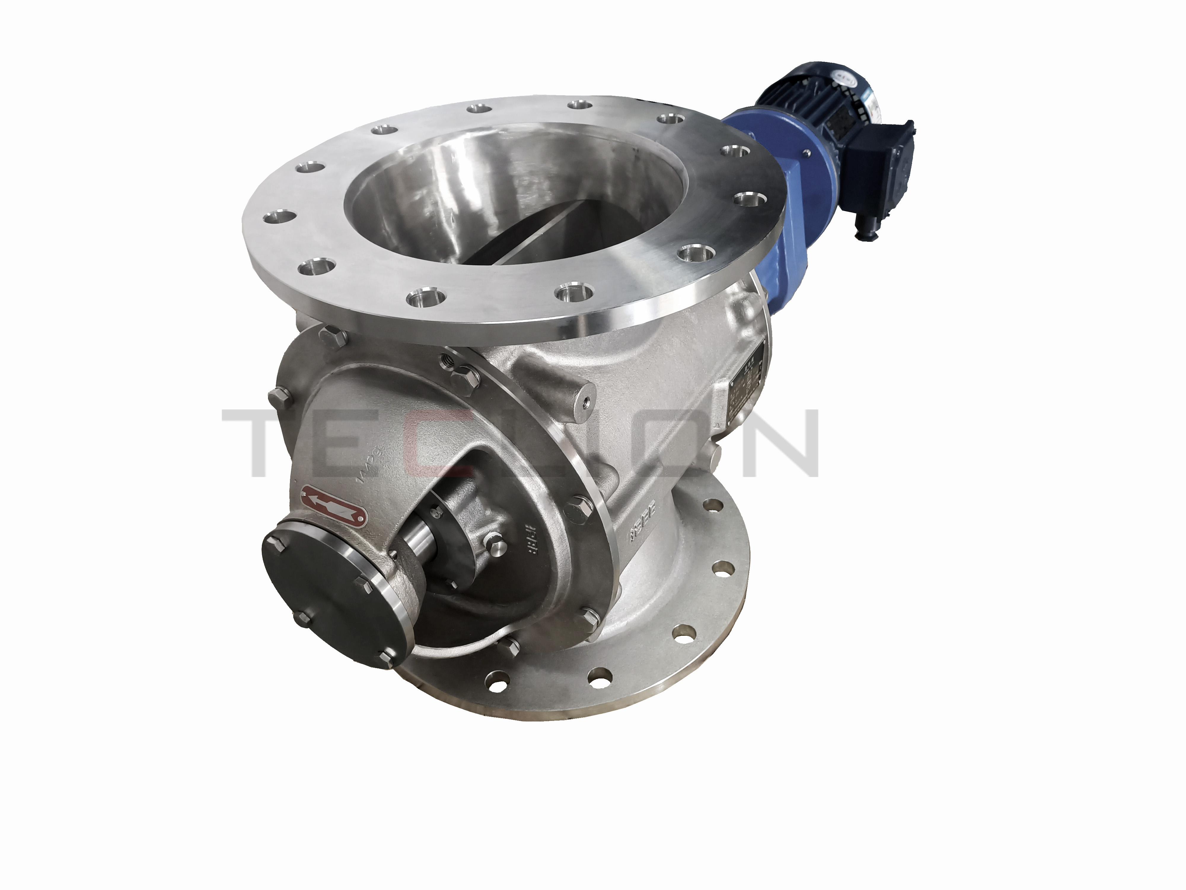 Econometric Heavy Flow Air Lock Rotary Valve For Dust Collector Tungsten Carbide Material