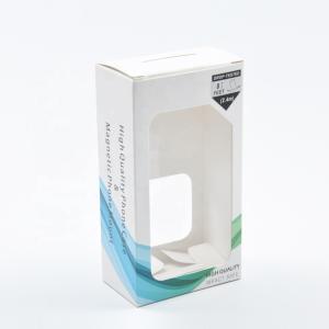 Quality White Cardboard Box With Clear Window Recycled Car Mount Phone Holder wholesale
