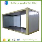 supply romania self contained steel frame container house with one-stop service