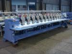 9 Needle 12 Head Embroidery Machine , Commercial Monogramming Machine