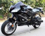 Single Cylinder 200cc Street Legal Motorcycle 4 Stroke Air Cool CVT With Key