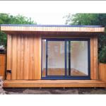 Prefabricated Sunrooms Glass Houses Expandable Wooden Container House with