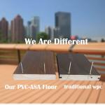 Waterproof Eco-friendly PVC Co-extrusion Wood Plastic Composite Decking Flooring