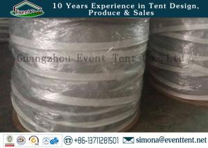 Quality 550gsm PVC fabric 35mm double flap keder tent accessories for tent wholesale