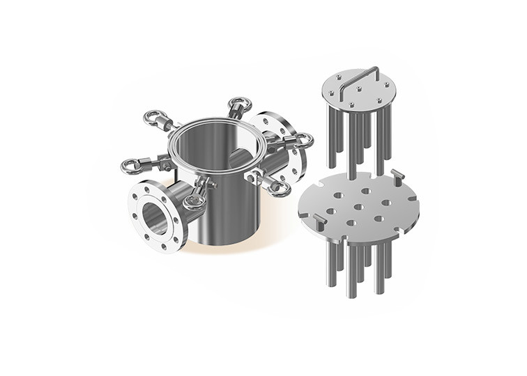 Long Pipeline Liquid Permanent Magnetic Iron Remover High Flow Rate For Chemical Food Pharmaceutical