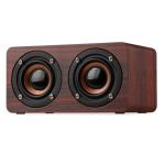 Retro Wood Bluetooth Speaker Wireless Speaker Support AUX TF Card for Smartphone