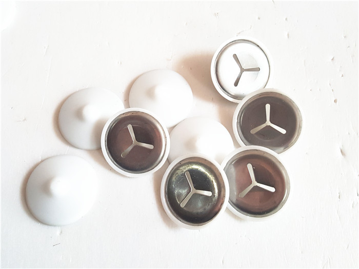 22mm 7/8" Dia Self Locking Dome Caps , Stainless Steel Insulation Board Cup Speed Washers