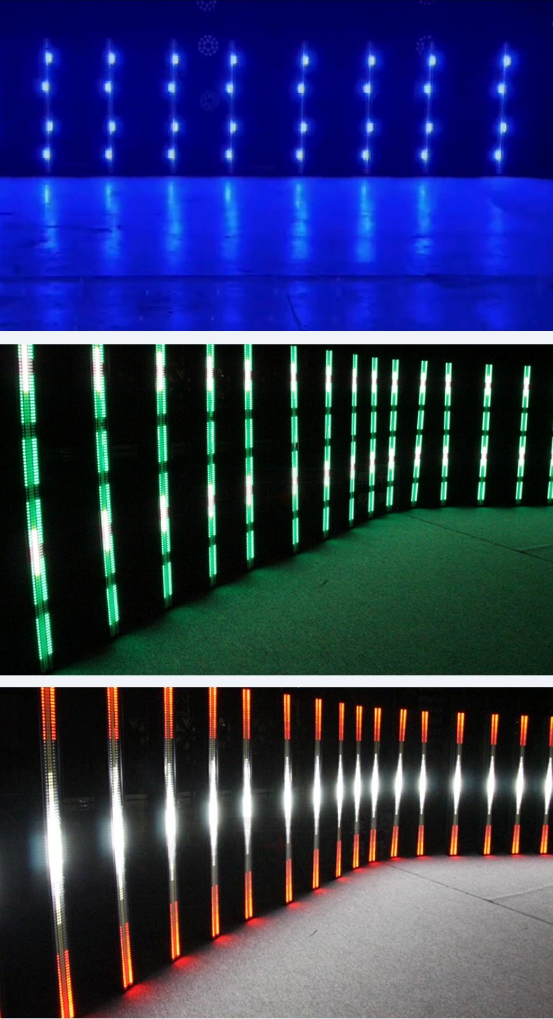 ATG 240pcs 150w RGB LED Stage Lighting DMX512 Strobe Lights for Dynamic Performances 3-