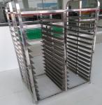 stainless steel 304 food Grade oven racks ,trays trolleys , steel food racks