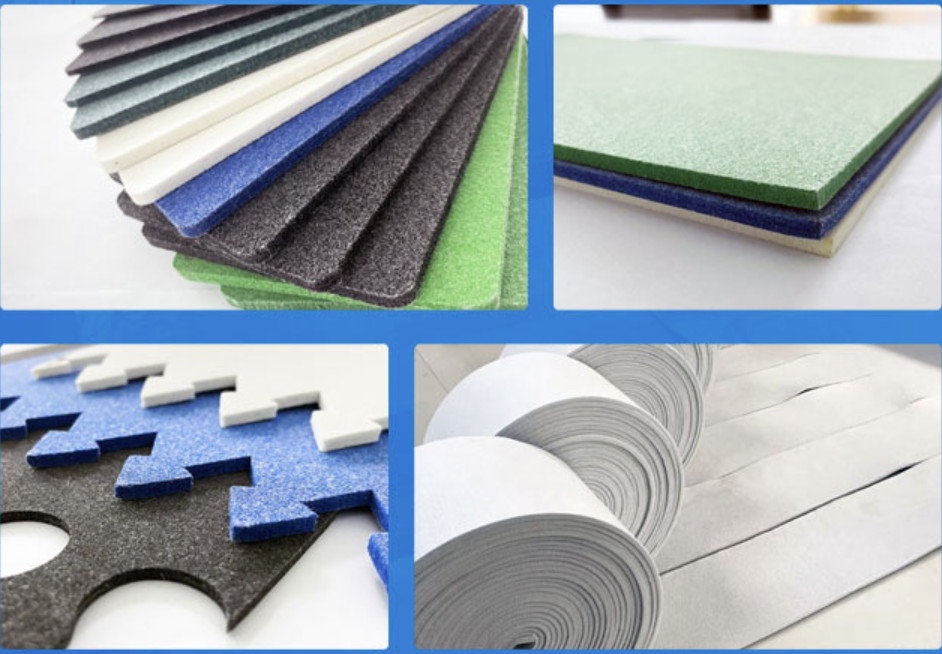 Customized 4mm Grey Felt Conveyor Belt for Oscillating Knife Cutting Machine