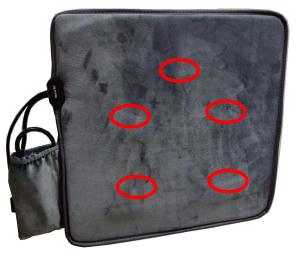 Quality OEM 8 Vibration Molds Car Cushion With Massage And Heat wholesale