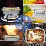 Disposable Special Feature Aluminum Foil Containers for Christmas Catering Meal