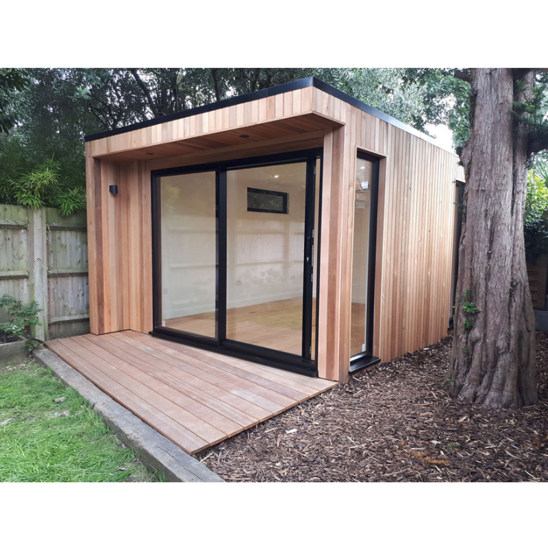 Prefabricated Sunrooms Glass Houses Expandable Wooden Container House with Expandable Design