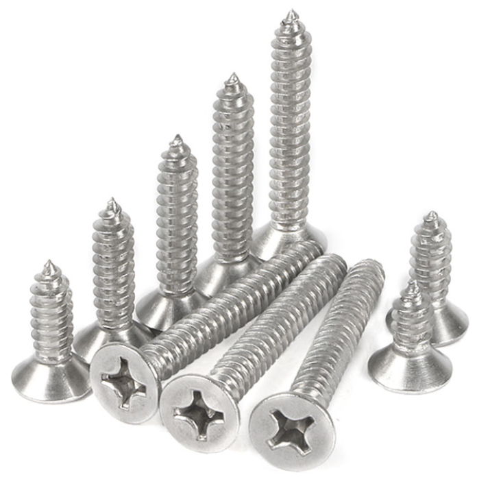 DIN7982 Cross Recessed Countersunk Head Self Tapping Screws ST2.9-ST6.3 A4 CSK