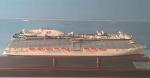 Royal Princess Cruise Ship Models , Composite Paint Wooden Boat Models