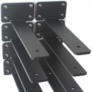 Quality 6 Inch Heavy Duty Wall Mounted Hidden Brackets Wall Mount Bracket for Floating Shelf wholesale