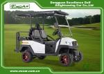 Green EXCAR Electric Golf Car 3 Or 4 Seater 48V ADC Motor CE Approved