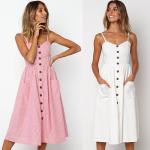 Fashion A-Line Dresses With Spaghetti Strap