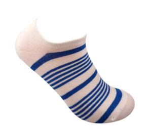 Quality Customized Logo Mens Ankle Length Dress Socks Striped Snagging Resistance For Summer wholesale