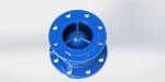Low Head Loss Stainless Check Valve , EPOXY Coated Silent Check Valve