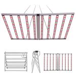 0-10V Dimmable UV IR LED Grow Lights 1100W Waterproof 3 Channel Full Spectrum