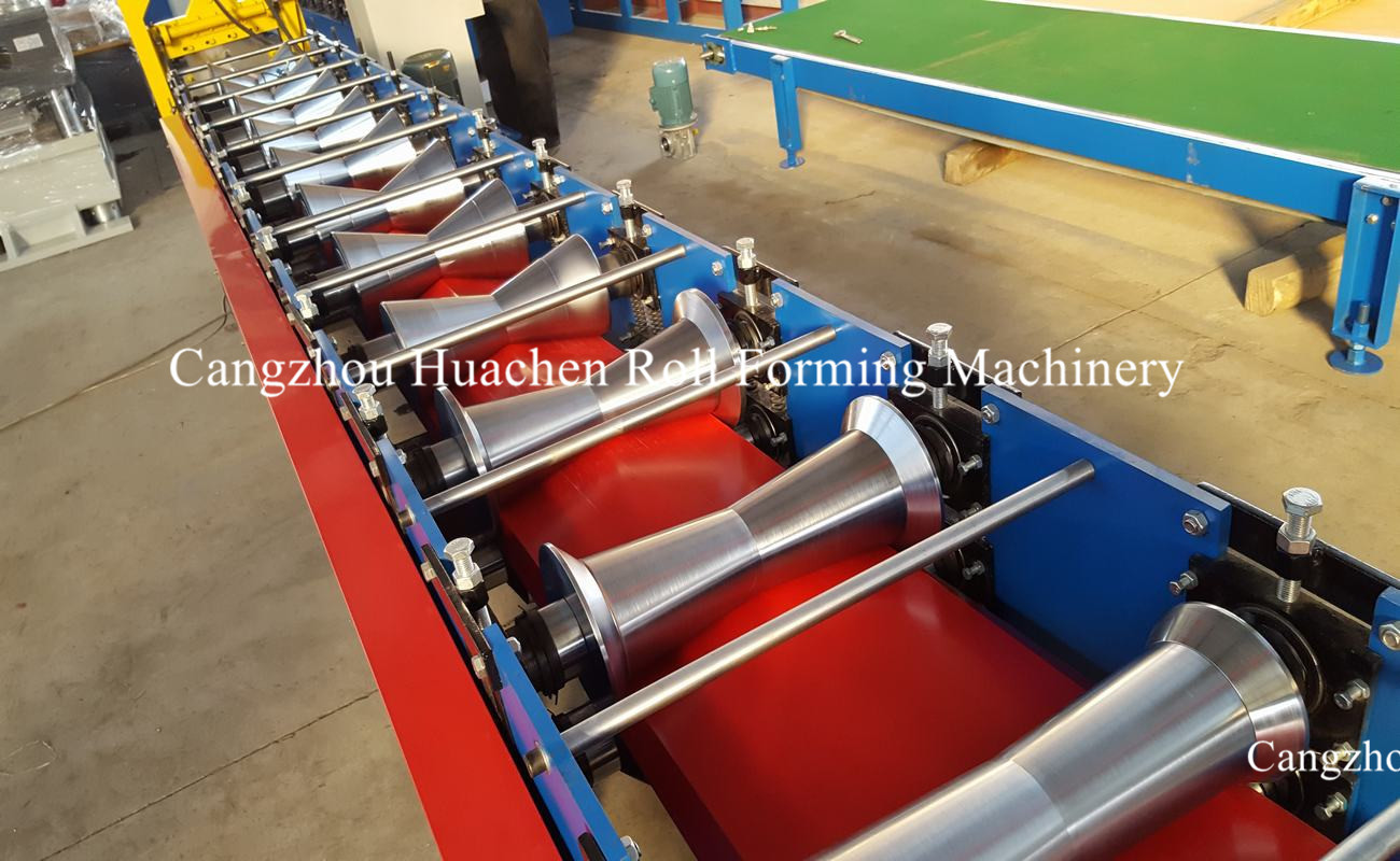 Metal Roof Sheet Ridge Cap Roll Forming Machine