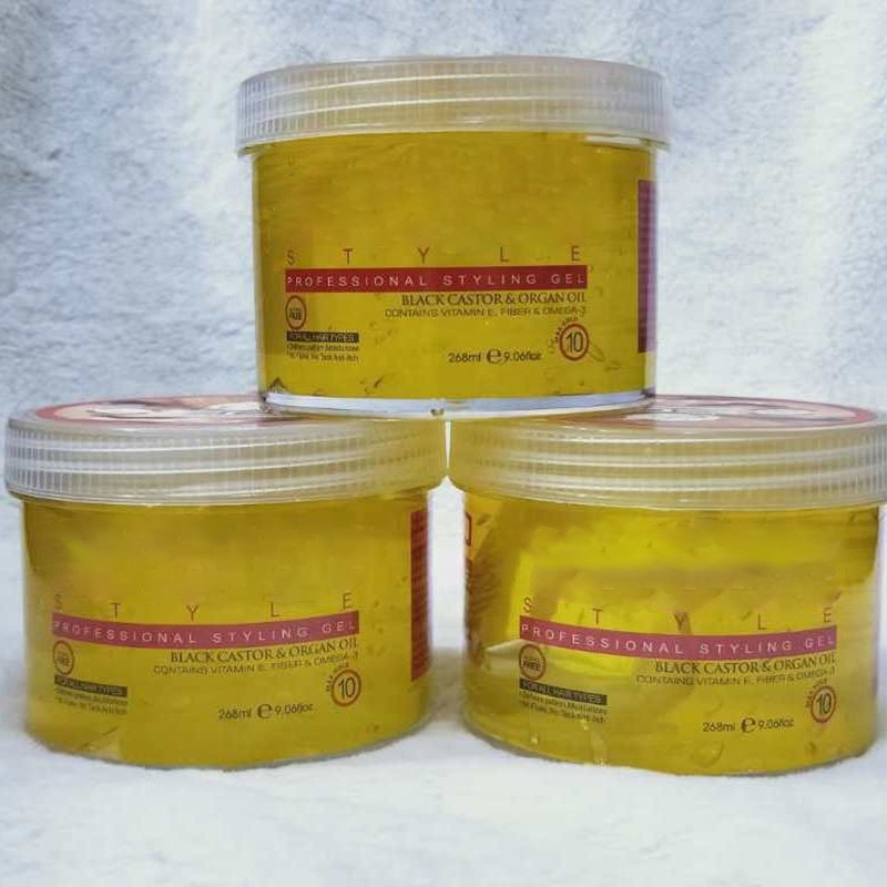 Paraben-Free Herbal Gel with Strong Hold and Natural Styling OEM Professional 268ml
