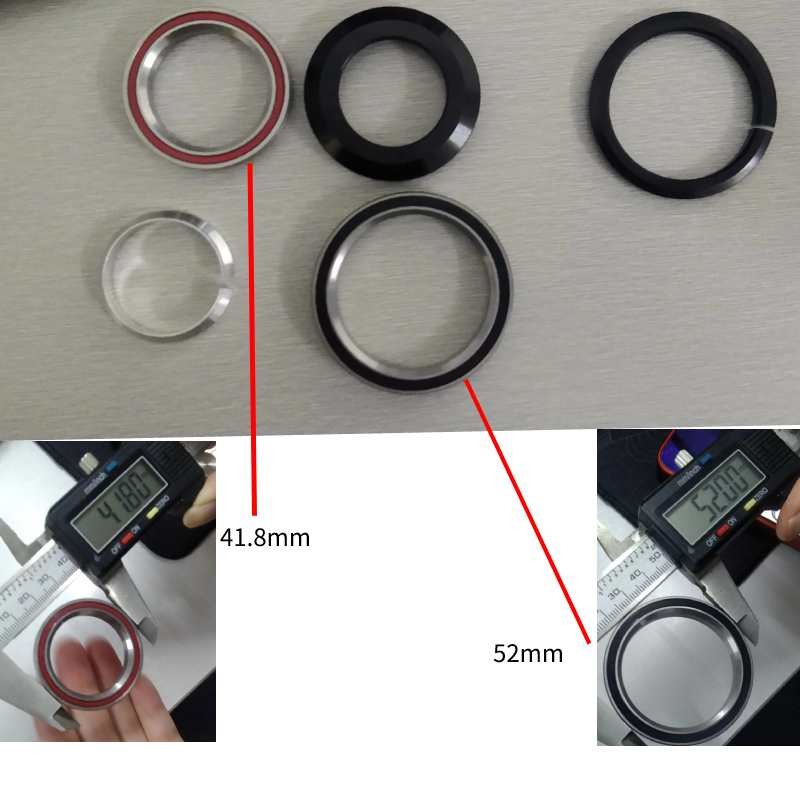 Mountain Road Bike Spare Parts Fork Headset Washer Bearings Heatparts