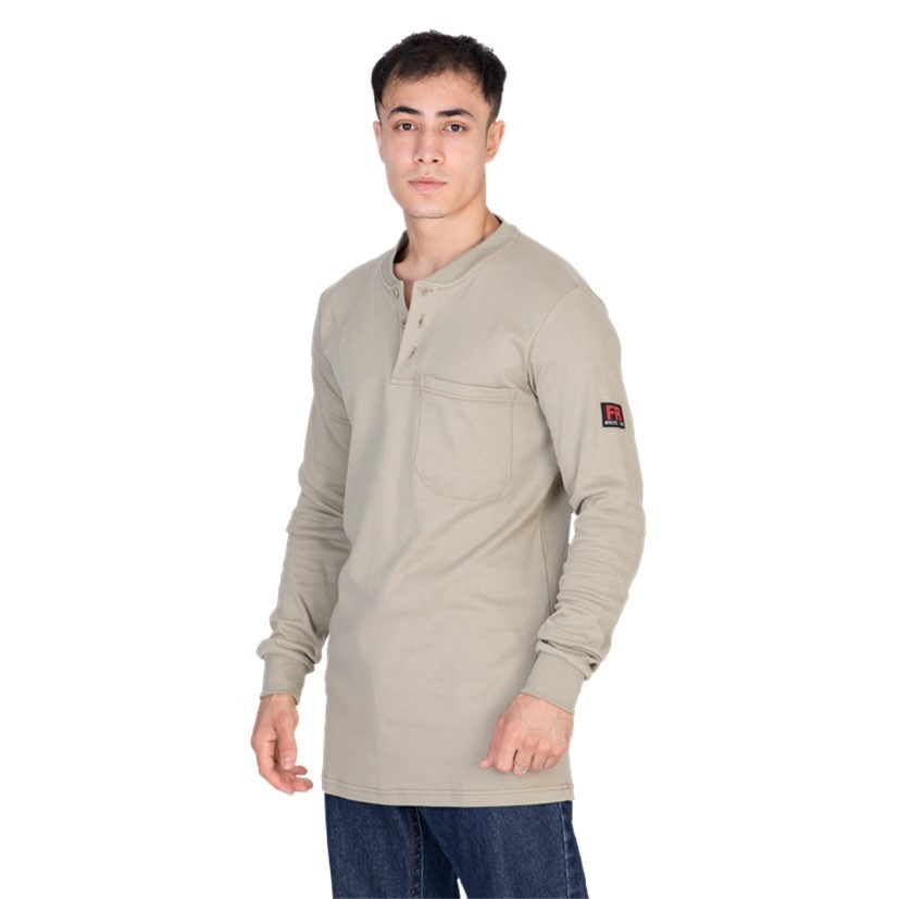CFR Work Shirt Flame Resistant FRC T Shirt NFPA2112 CAT2 Certified