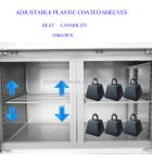 180W 250L Under Counter Refrigerators Stainless Steel Material