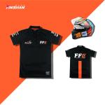 O-Neck Collar F1 Racing Team Quick Dry Pit Crew Polo Shirts 100% Polyester for