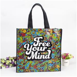 Quality 80GSM Full Color Printed Pp Shopping Non Woven Laminated Bag wholesale
