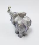 Lovely elephant beautiful enamel small jewelry box drawer handles for gift