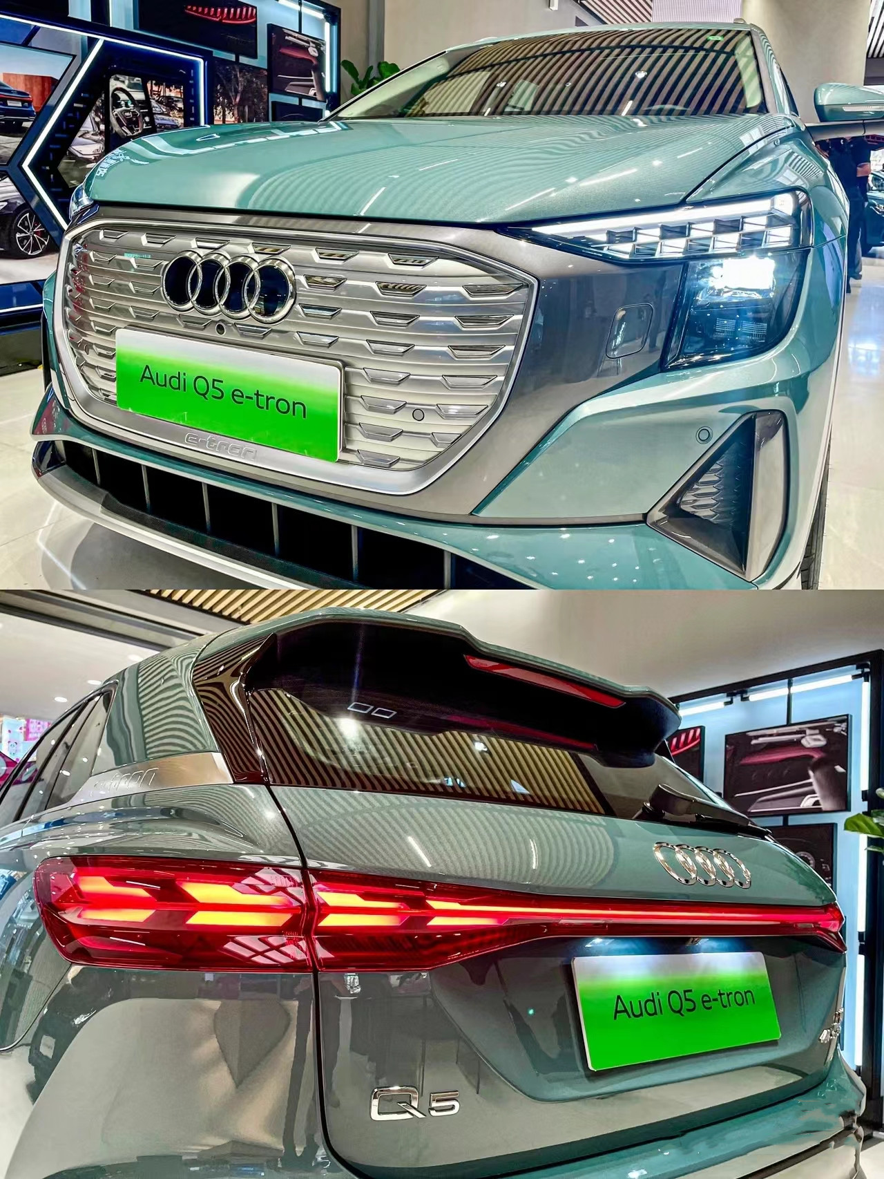 2023 2024 RWD 7 Seats Ev Car Au-di Q5 E-tron 83.4kWh Battery NEDC Range 560km Electric Automotive Cars Curb Weight 2325KG