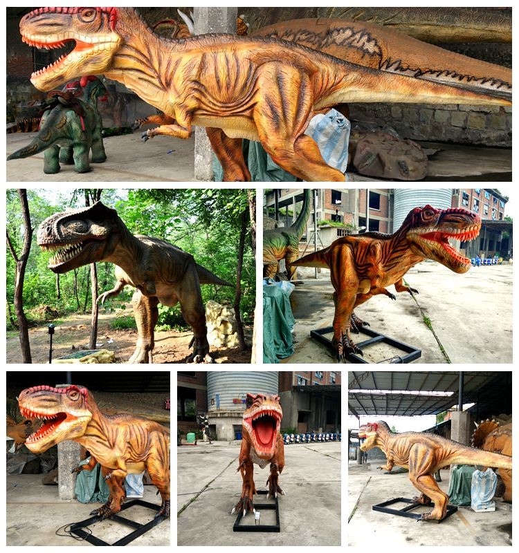 Kids Like Handmade Park Fiberglass Dinosaur Models For Indoor And Outdoor