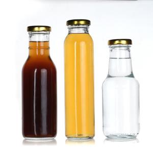 Quality Bulk Empty Fruit Juice Glass Bottle 12oz 350ml For Beverage wholesale