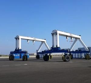 Quality Asymmetric Design Mobile Bridge Crane Extra Wide 80t wholesale