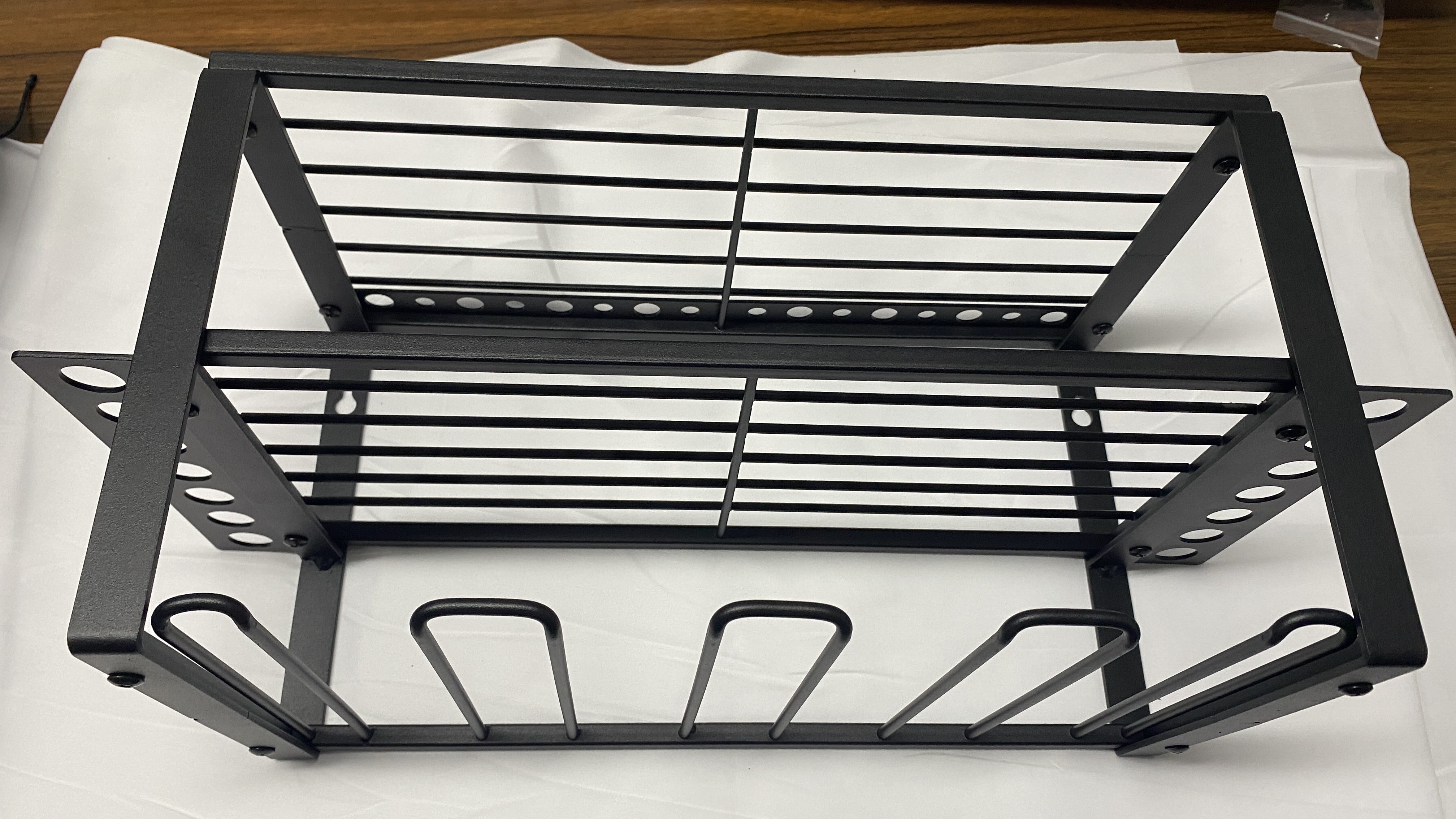 Heavy Duty Floating Tool Shelf Organizer Wall Mounted Garage Storage Rack for Handheld Power Tools