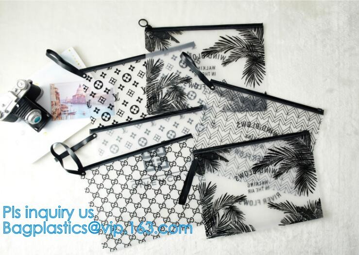underwear packing slider zipper bags with hanger, Cosmetic k clear bubble bags, Manufacturer Clear Vinyl Slider Ba