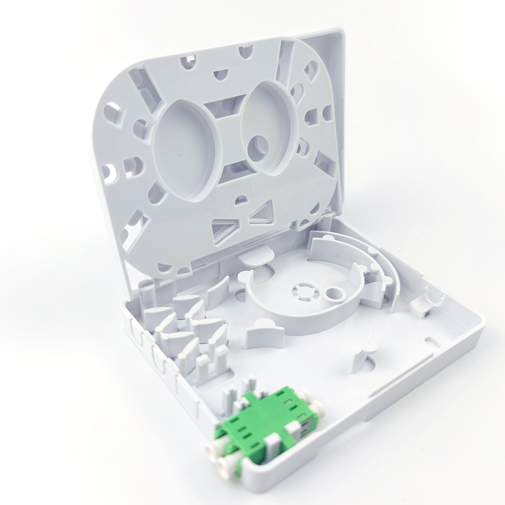 5 -Made LC APC Plastic Fiber Optic Faceplate Socket Panel for Indoor in FTTH Network