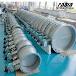 18 Inch Pneumatic Stainless Steel Flange Butterfly Valve Tight Sealing For Water