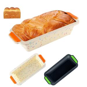 Quality Non Stick Rectangle Loaf Toast Silicone Bread Pan wholesale