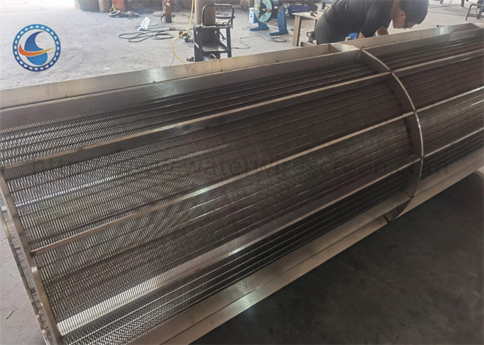 Large Diameter Grating Screen Back Wash FITO For Filtration Screening Equipment