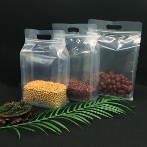 Quality PET Plastic Zip Lock 300g Flat Bottom Gusset Bags wholesale