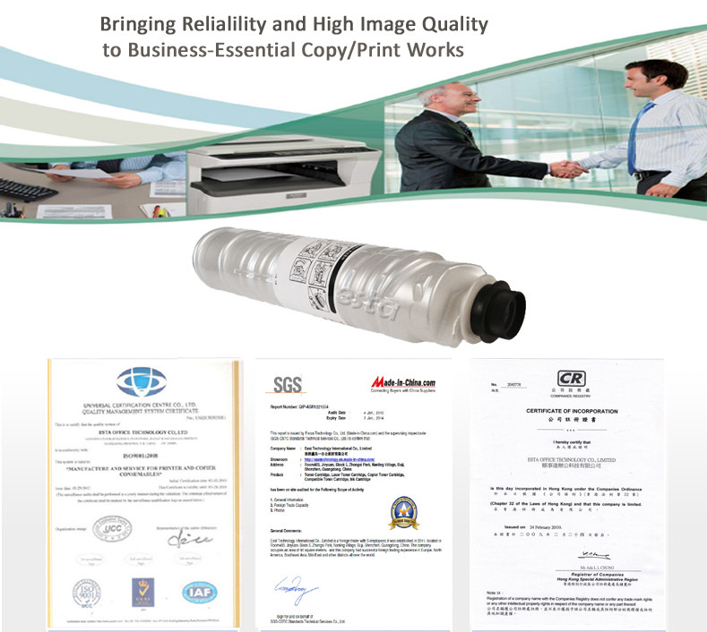 Original 3110D Ricoh Toner Cartridge for Aficio 2035E / 2045E / 3035 / 3045