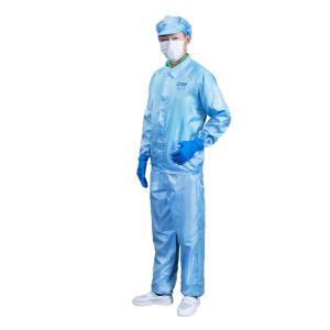 Quality esd Lab Coats Antistatic Cleanroom Work Clothes ESD Garment White Clothing Clean Room Garb wholesale