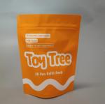 Aluminum Foil Cosmetic Sachet Custom Printed Mylar Three Side Seal Pouch For